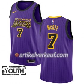 NBA Los Angeles Lakers Trikot JaVale McGee 7 2018-19 Nike City Edition Lila Swingman - Kinder